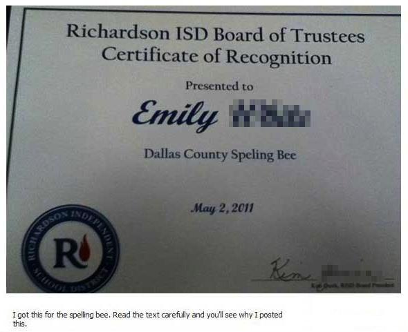 4dc2f01ab6f35.png - If ever you need to fully proof-read something, it's when you're awarding a certificate for spelling.