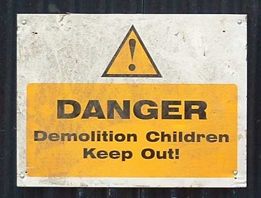 demolition.jpg - Pesky demolition children.