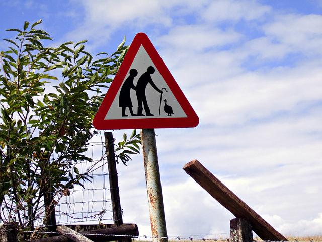 higherwraxall130807.jpg - Warning: old farming couple and their pet goose ahead.